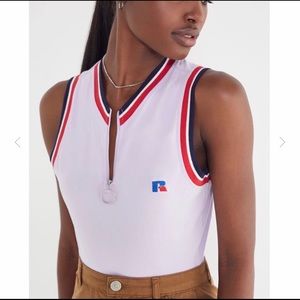 russel athletic elektra sleeveless bodysuit